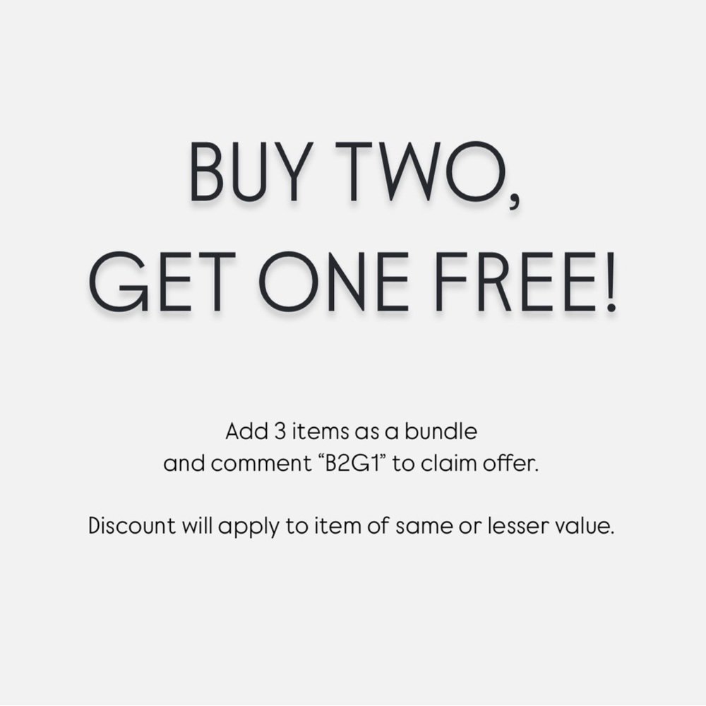 Buy 2, Get 1 Free!